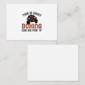 Das kann Boxen für Sie tun Visitenkarte (Vorne/Hinten)