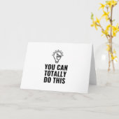 Das kann man völlig tun karte (Gelbe Blume)