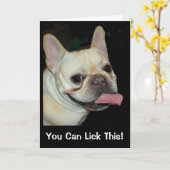 Das kannst du dir schmecken! Gute Besserung Karte (Gelbe Blume)