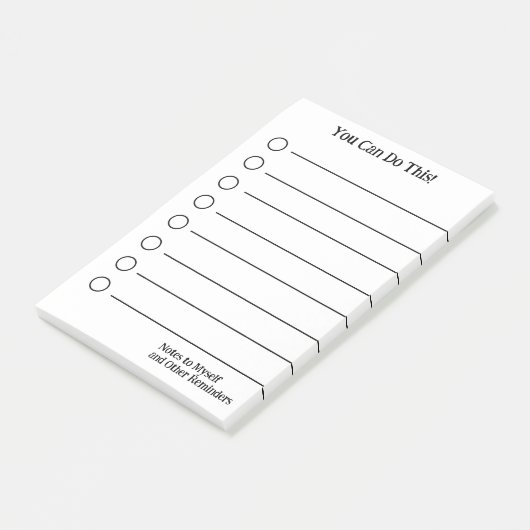 Das kannst du machen! Hinweise für mich selbst Pos Post-it Klebezettel (angewinkelt)