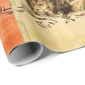 DAS KAP LION LYING DOWN, von Rembrandt Geschenkpapier (Rolleneckpunkt)