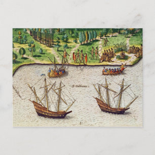 Das Kap von Florida und der Fluss Dolphin Postkarte