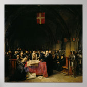 Das Kapitel des Ordens des Heiligen Johannes von J Poster (Vorne)