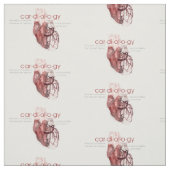 das Kardiologiegewebe Stoff (Muster)