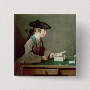 Das Kartenhaus, c.1736-37 Button