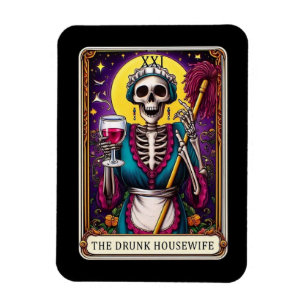 Das Kartenmagazin der Betrunkenen Hausfrau Tarot Magnet