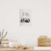 Das Kartenzimmer im Bath Poster (Küche)