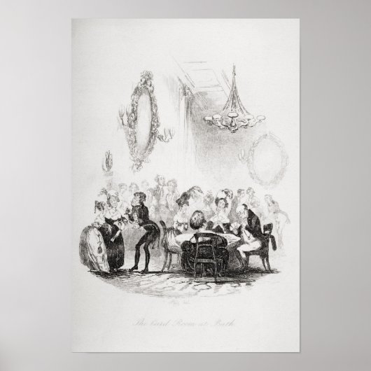 Das Kartenzimmer im Bath Poster (Vorne)