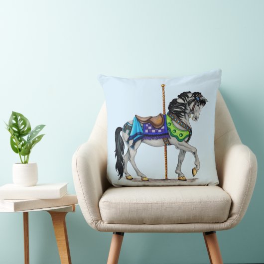 Das Karussellpferd Kissen (Stuhl )