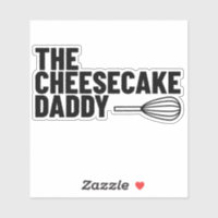 Das Käsekake Daddy-Logo weiß