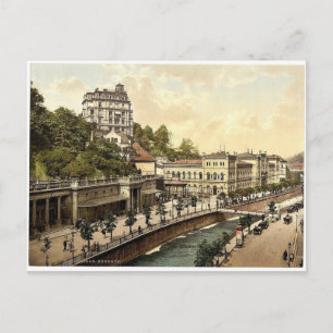Das Kasino, Carlsbad, Böhmen, Österreich-Ungarn se Postkarte