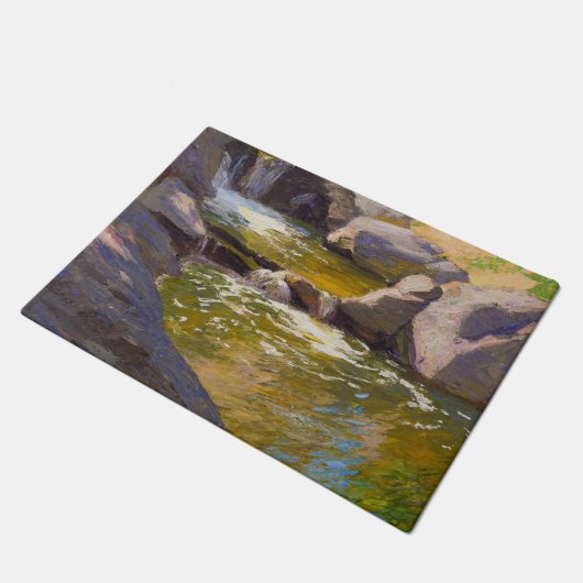 Das Kaskadengewässer Fußmatte (Schrägansicht)