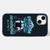 Das katastrophale Funny Cat Design Case-Mate iPhone Hülle (Rückseite (Horizontal))