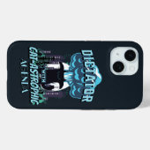 Das katastrophale Funny Cat Design Case-Mate iPhone Hülle (Rückseite (Horizontal))