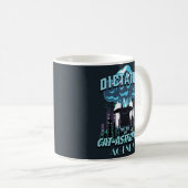 Das katastrophale Funny Cat Design Kaffeetasse (VorderseiteRechts)