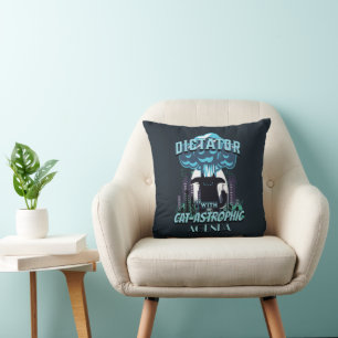 Das katastrophale Funny Cat Design Kissen
