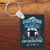 Das katastrophale Funny Cat Design Schlüsselanhänger (Vorderseite)