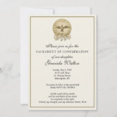 Das katholische Heilige Geist-Sacrament der Bestät Einladung (Vorderseite)