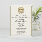 Das katholische Heilige Geist-Sacrament der Bestät Einladung (Stehend Vorderseite)