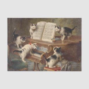 Das Kätzchenkonzert von Carl Reichert Seidenpapier