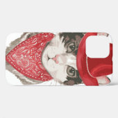 Das Katze-Vasel zeichne mit einem Hattier Case-Mate iPhone Hülle (Rückseite (Horizontal))