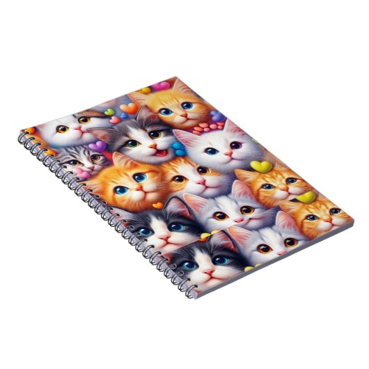 Das Katzen-Notebook Notizblock (Rechte Seite)