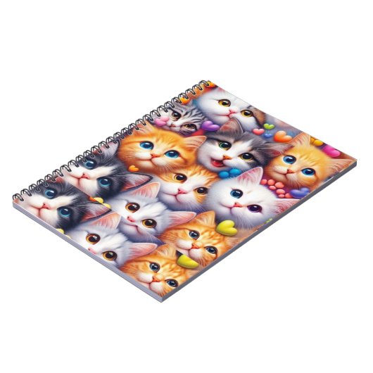 Das Katzen-Notebook Notizblock (Linke Seite)