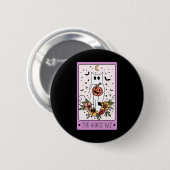 Das katzenartige Tarot Ghost Halloween Pumpkin Cat Button (Vorne & Hinten)