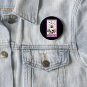 Das katzenartige Tarot Ghost Halloween Pumpkin Cat Button (Beispiel)