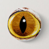 Das Katzenauge gemaltes Button (Vorderseite)