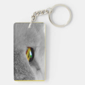 Das Katzenauge Schlüsselanhänger (Rückseite)