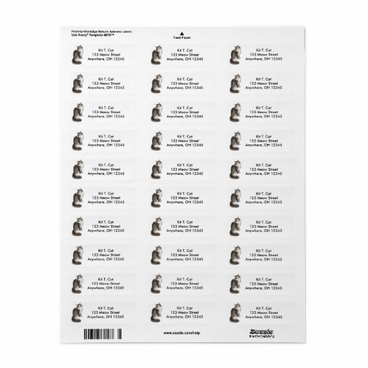 Das Katzenlabel (Vorne)