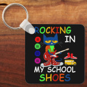 Das Katzenrocken in meiner Schule geht zurück zur  Schlüsselanhänger (Vorderseite)