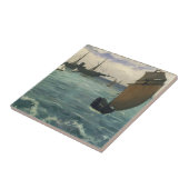 Das Kearsarge in Boulogne Edouard Manet Kunstmuseu Fliese (Seite)