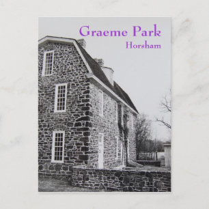 Das Keith House im Graeme Park - 1989 Postkarte