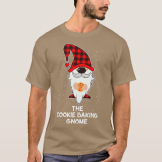 Das Keksbacken Gnome Kariert Lover Xmas Baker Nor T-Shirt