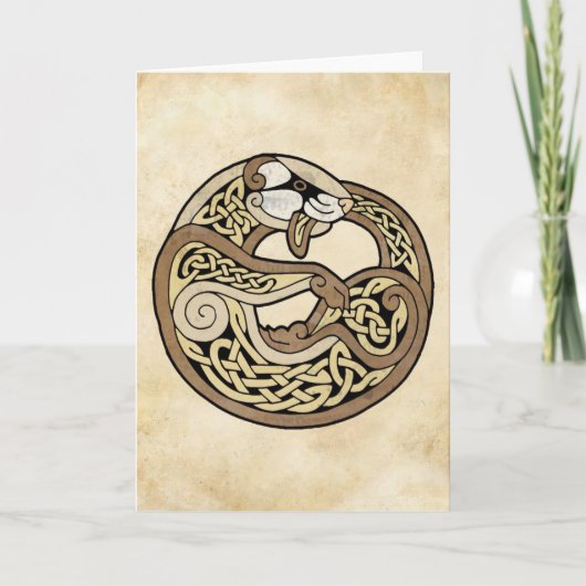 Das keltische Frettchen Karte (Vorderseite)