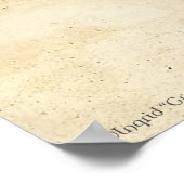 Das keltische Frettchen Poster (Ecke)