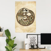 Das keltische Frettchen Poster (Heimbüro)