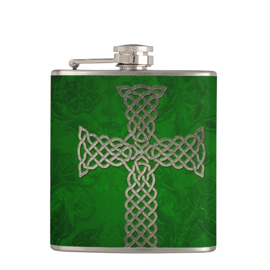Das keltische Kreuz Flachmann (Vorderseite)