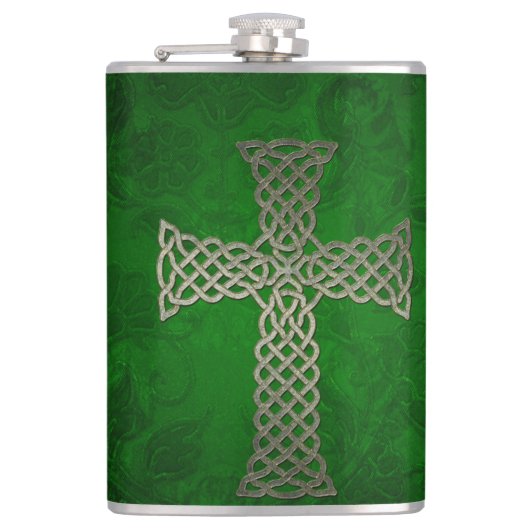 Das keltische Kreuz Flachmann (Vorderseite)