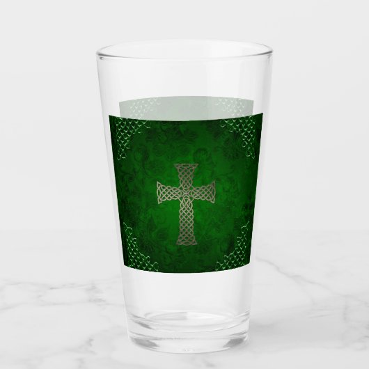 Das keltische Kreuz Glas (Vorderseite)
