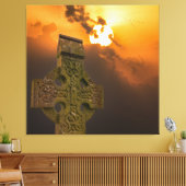Das keltische Kreuz Leinwanddruck (Insitu (Wohnzimmer))