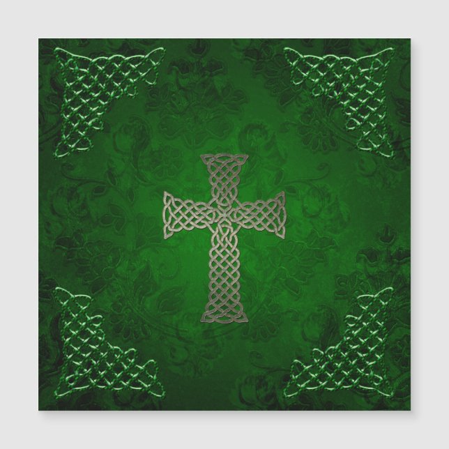 Das keltische Kreuz Magnetkarte (Vorderseite)