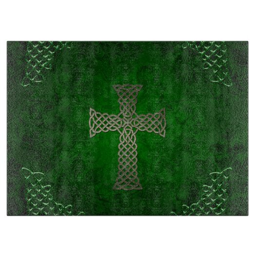Das keltische Kreuz Schneidebrett (Vorderseite)