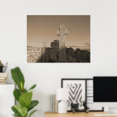 Das keltische Kreuz - Schottland Poster (Heimbüro)