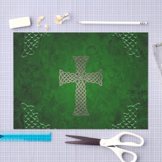 Das keltische Kreuz Seidenpapier (Handwerk)