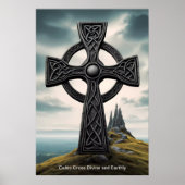 Das Keltische Kreuz steht als Leuchtfeuer der Hoff Poster (Vorne)
