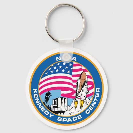 Das Kennedy Space Center der NASA Schlüsselanhänger (Vorderseite)