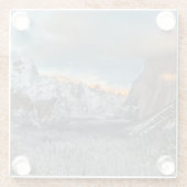 Das Kennzeichen des Winters Glasuntersetzer (Rückseite)